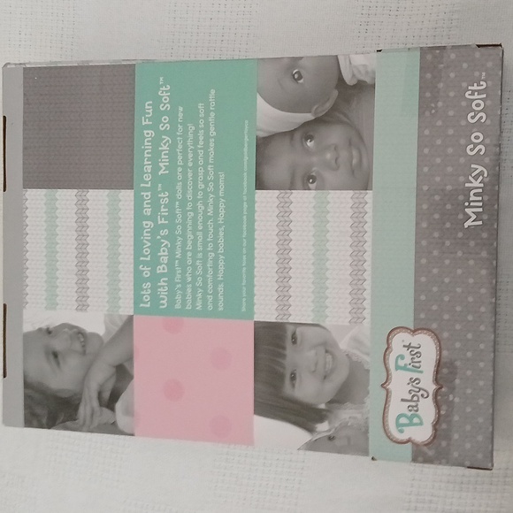 2019 Baby's First Minky So Soft Rattle Doll - Picture 2 of 2